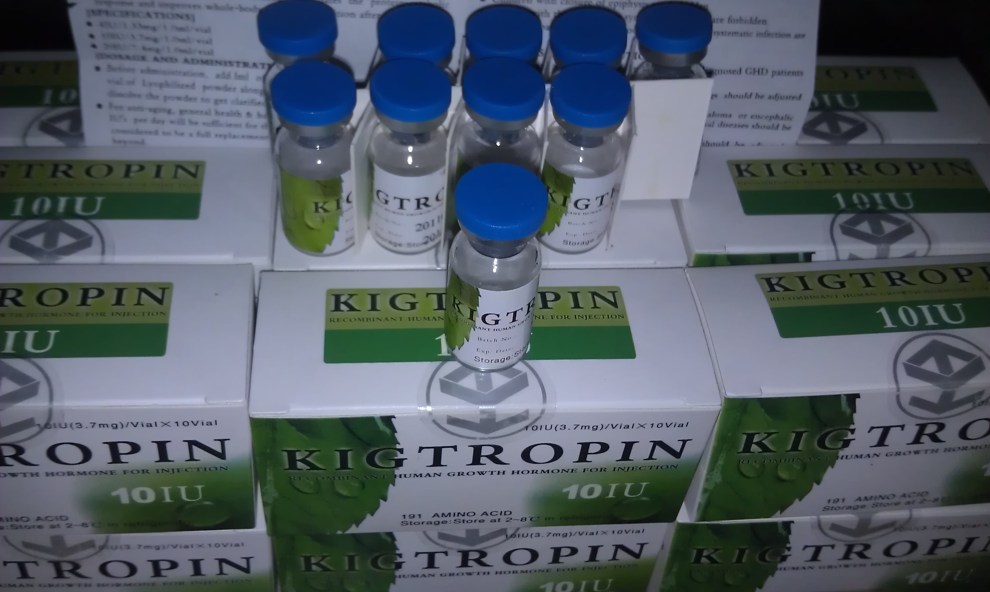 Buy cheap Injury healing Kigtropin human growth hormone HGH , 10iu / vial 12iu/vial 8iu from wholesalers