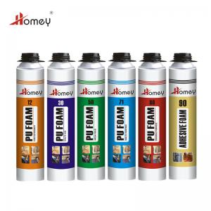 Wholesale Homey High Density Adhesive Fire Retardant For Window / Door Pu Foam Spray from china suppliers