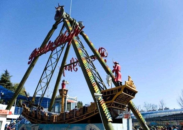 40 Seats Pirate Ship Amusement Ride With Non Fading And Durable Painting