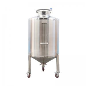 Wholesale Storage Stainless Steel Mixer Tank for Chemical Acid Cosmetic Industrial 300 Kg 1000 L 3000L from china suppliers