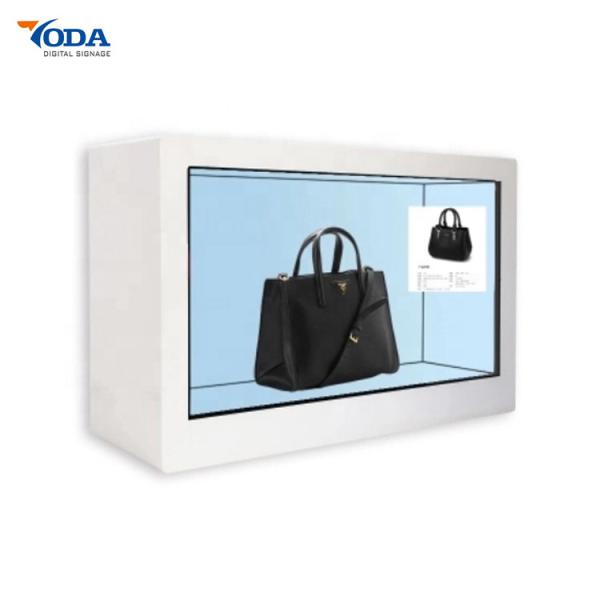 Quality TFT Transparent LCD Touch Screen See Through Advertising Showcase for sale