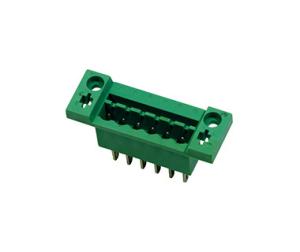 Wholesale Durable 300V 18A Terminal Block Connector 1*06P PA66 SN Plated DIP With Flange from china suppliers