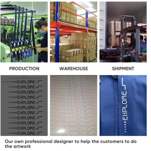 Industrial Sewing Reflective Yarn Silver Reflective Thread For Embroidery Grey Reflective Materials