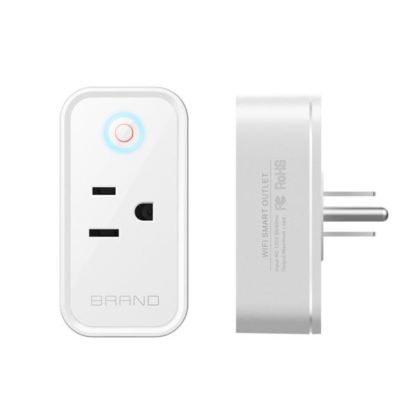Quality Smartphone App Control WIFI Plug Socket Standard Grounding For Home Appliance for sale