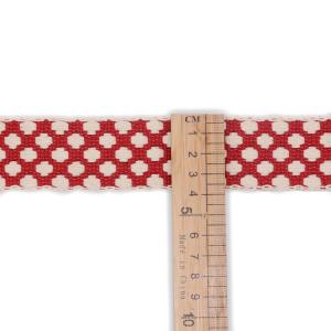 China 3.5cm Red Color Polyester Webbing Tape For Bags on sale