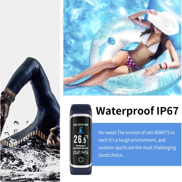 IT114 Heart Rate Smartwatch 0.96 Inch 80*160 Step Counter Smartwatch Health Exercise Broadcast Sleep