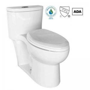 Wholesale CUPC One Piece Flush Toilet Skirted Fully Trapway Cistern 1 Piece Commode from china suppliers