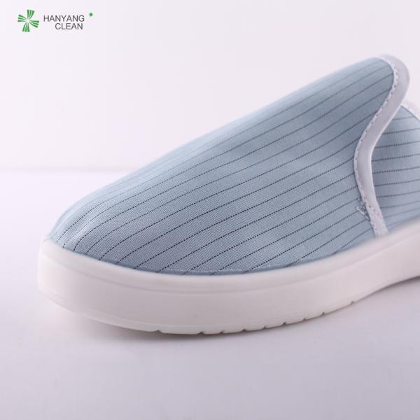 Anti static esd cleanroom pu blue shoes