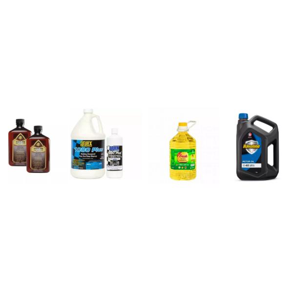 600kg Edible Cooking Vegetable Oil Filler Machine For Olive Peanut Colza 50bottles/Min