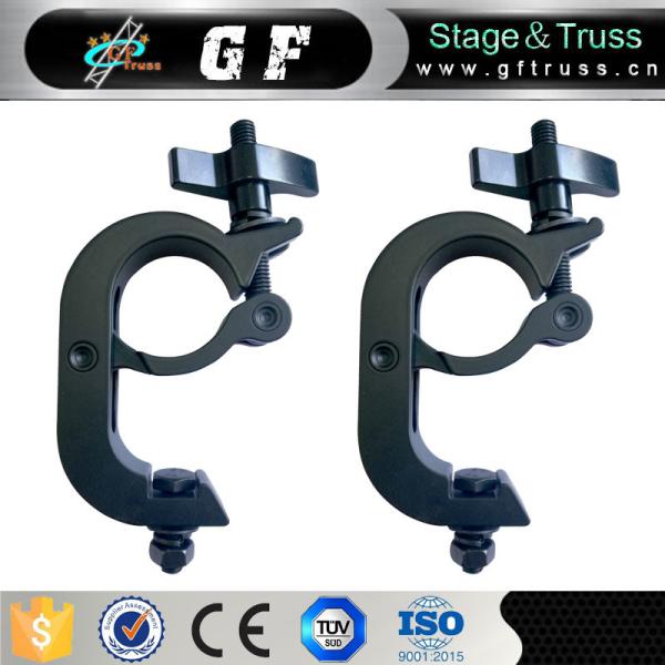 Fireproof Aluminum Truss Clamps Sliver Black Color For 52mm Truss