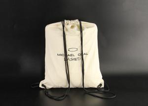 China Foldable 210D Polyester Cotton Drawstring Bag Environmental - Friendly on sale