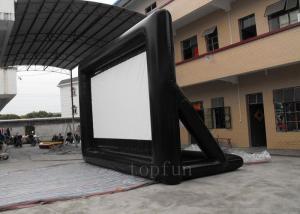 Wholesale Portable Outdoor Inflatable Projection Screen 0.55 PVC Tarpaulin For Billboard Advertising from china suppliers