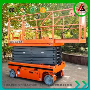 China Self Propelled Mobile Lift Table Hydraulic on sale