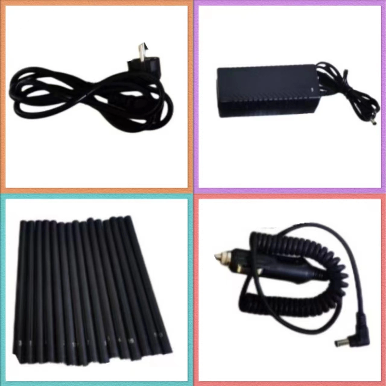21-Antennas Handheld Powerful RF Lojack 315/433/868/2.4G/5.8/GPS/Mobile Phone Signal Blocker