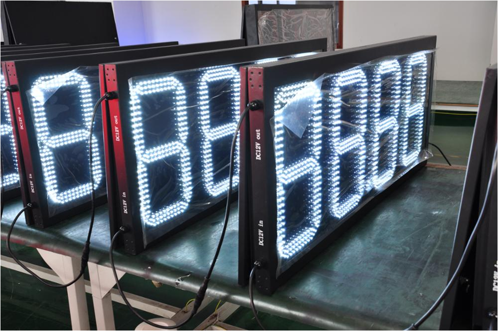 7 Segment Display Board Module Panel Numeric Board For Gas Stations Display Epistar Chip