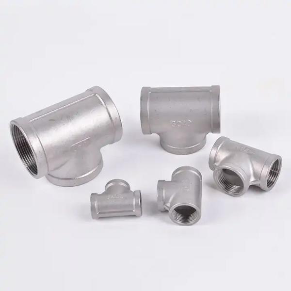 Forged Threaded Screwed Pipe Fittings Union Class 3000 SS304 SS316L