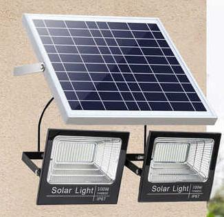 Quality 100W Solar Flood Light For Garden Lighting IP65 Protection for sale