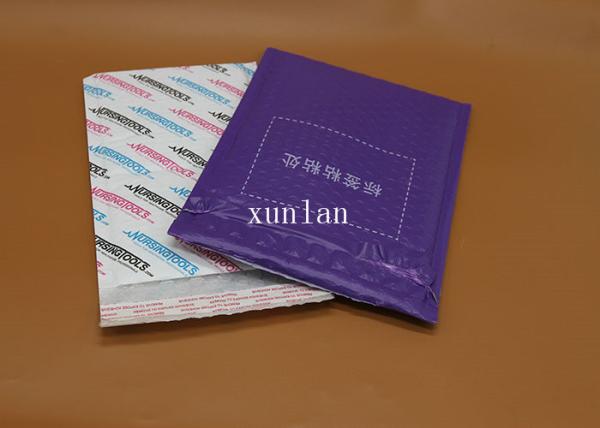 Quality Co - Extruded Multi Color Film Poly Bubble Mailers , Custom Poly Mailer Bags for sale