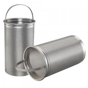 Basket Washable Furnace Filters Stainless Steel Mesh Strainer