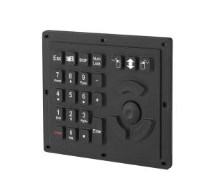 Wholesale 22 Keys Ruggedized Keyboard PS2 Silicone Rubber Keyboard With Hula Point from china suppliers