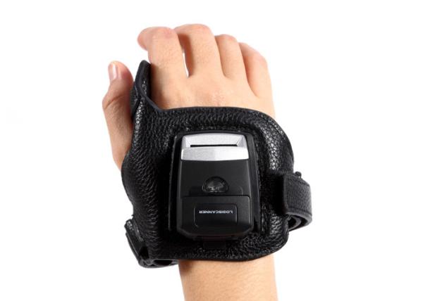 Quality 2D Image Wireless Qr Code Scanner Finger Trigger Glove Wearable High Sensitivity for sale