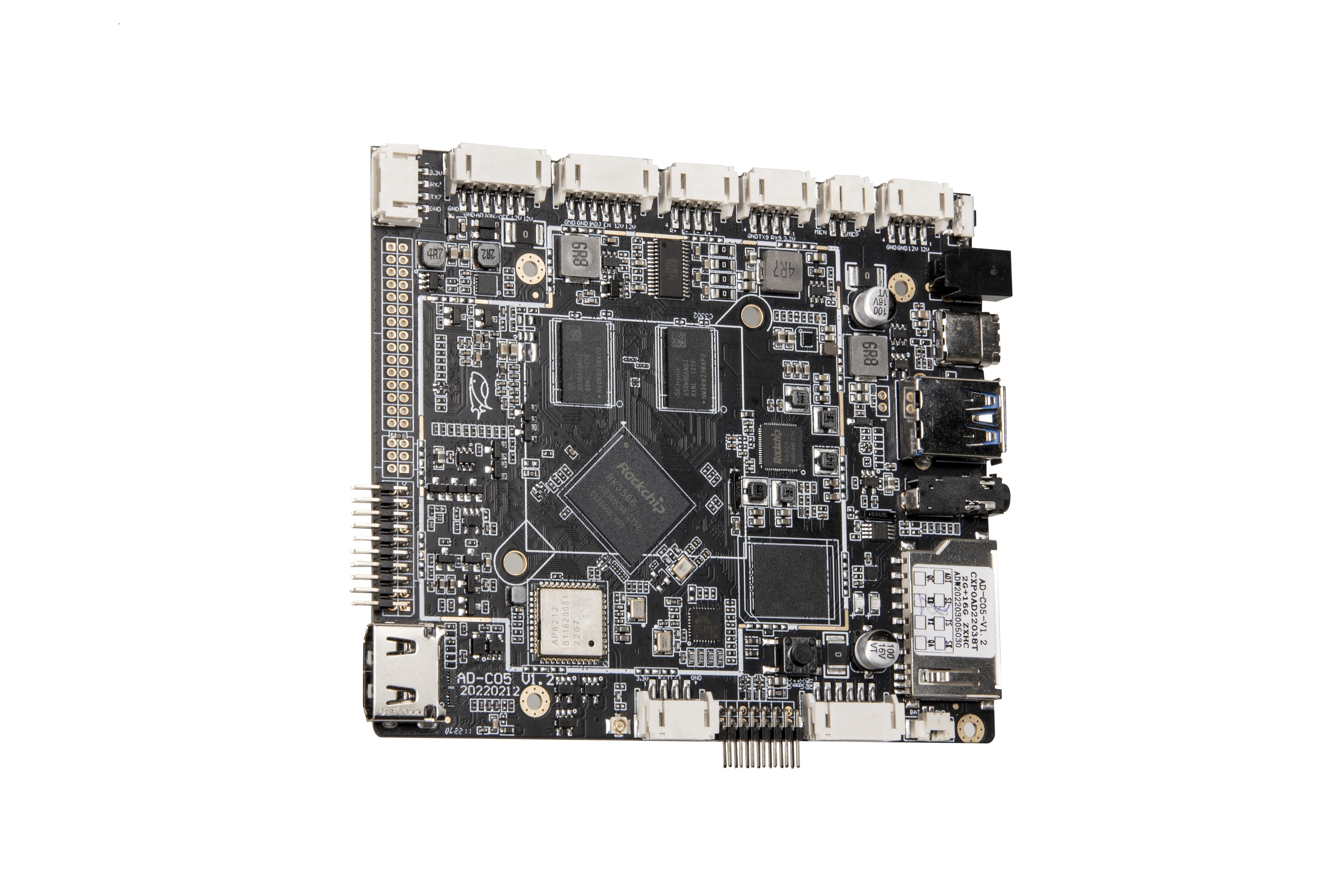 7-84inch LCD Android Embedded Board RK3566 LVDS MIPI EDP 4K Media Player Board