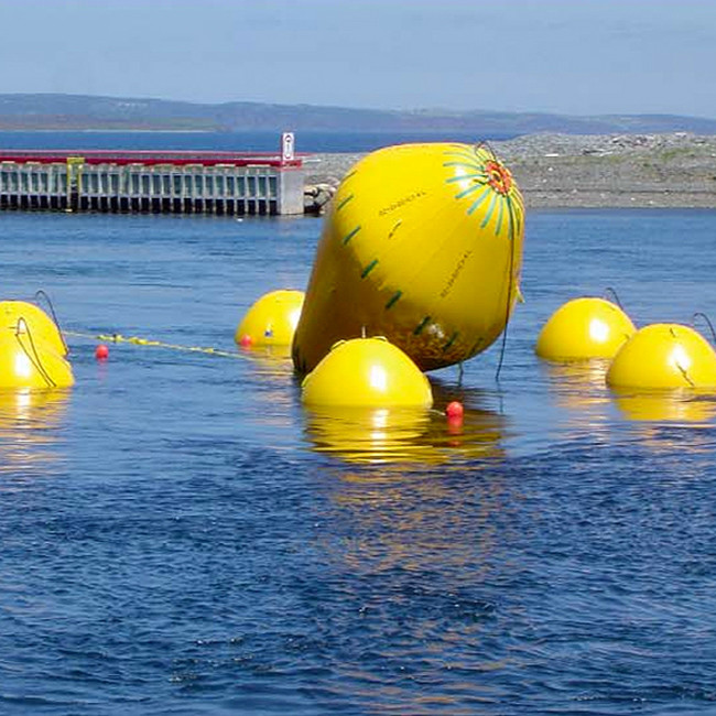 Inflatable Marine Salvage Airbags For Lifting Boats Yellow Color