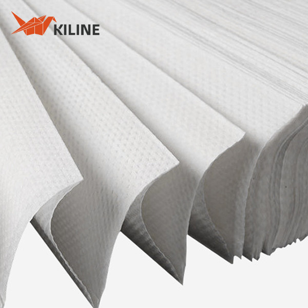 White V Fold Quilted Paper Hand Towels 220x225mm 40gsm