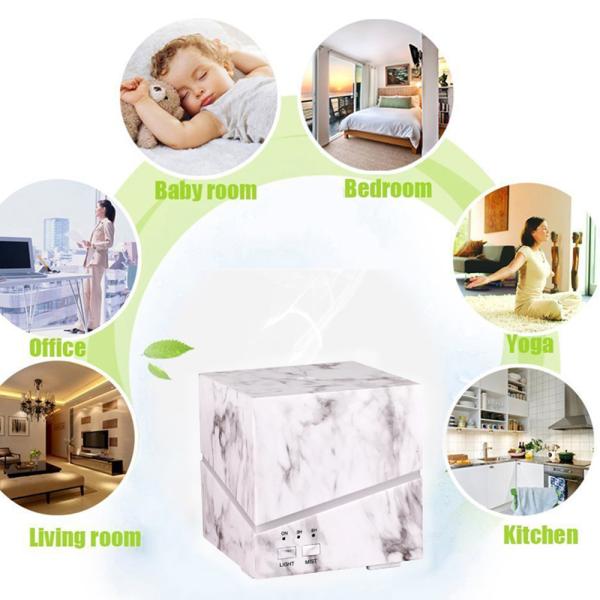 300ml Ultrasonic Home Fragrance Mist Humidifier mable grain Electric Aroma Diffuser