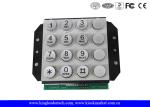 16 Keys PIN interface Zink Alloy Industrial Numeric Keypad For Door Access