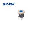 SGS Approved Illuminated Round Rocker Switch , Touch Button Light Switch