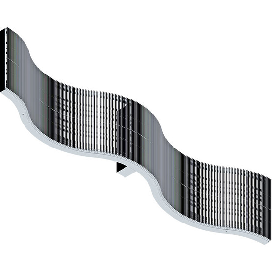 Super Slim Transparent Flexible Led Display , Cylinder / Circle Led Screen Static Driving