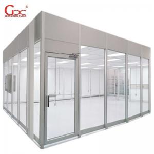 China GMP Standard Anti Static Acrylic Wall Prefab Cleanrooms on sale
