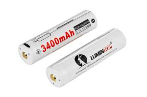 China Micro USB Rechargeable Flashlight Batteries 3.7V 3400mAh High Capacity on sale