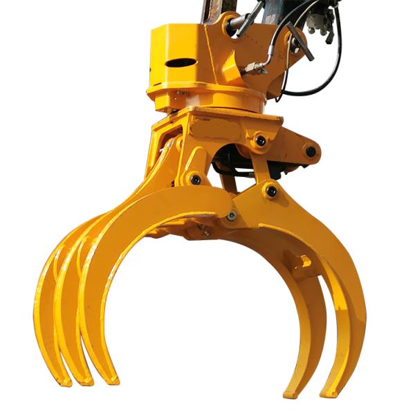 Hydraulic Rotator Grapple 360 Degree Excavator Bucket Grapple Attachment