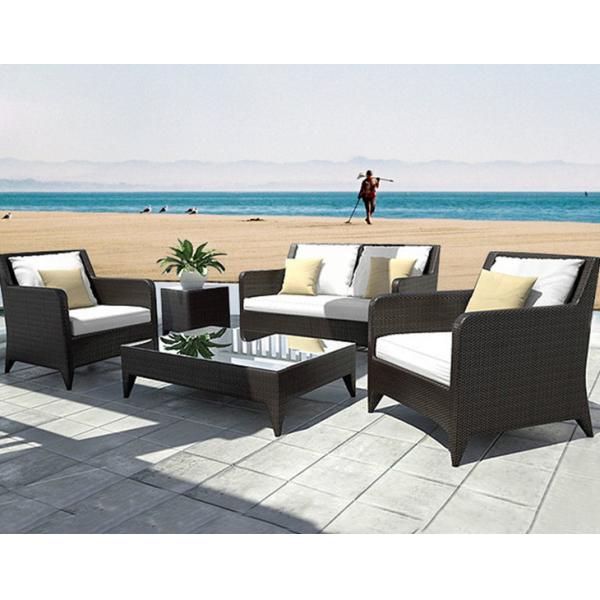 Waterproof Chairs Outdoor Rattan Indoor Sofa Set Garden Patio Lounge
