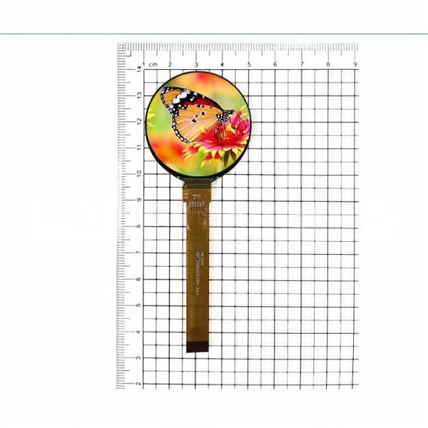1.53 inch round TFT display module technical view