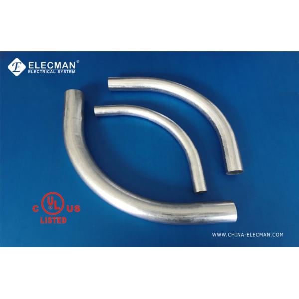 Unthreaded EMT Galvanized Steel Conduit Electrical Conduit Elbow UL797