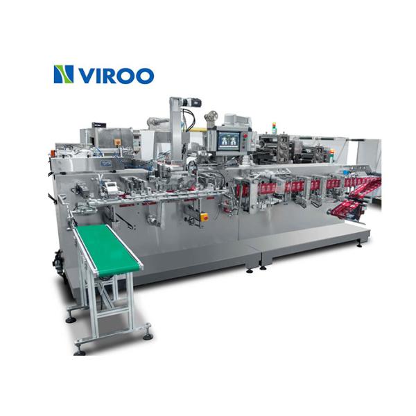 Facial Mask Feeding Folding Sachet Filling Machine 70packs/Min