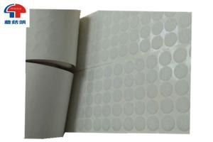 Wholesale Circle Hook And Loop Coins Roll , Printing glued Removable Adhesive Dots 5/8&quot; from china suppliers