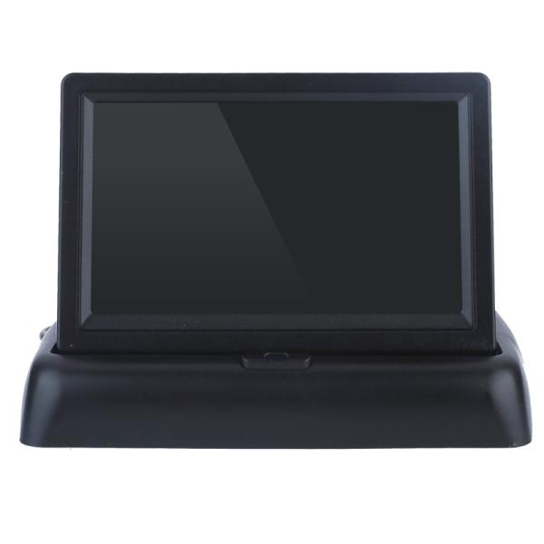 LCD Dashboard Car Rear View Monitor 320g Weight 2 Video RCA Input ISO 9001