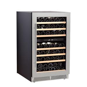 China Electric Refrigerator Dual Zone Free Standing Red Wine Cellar Compressor Wine Refrigerator Cooler on sale