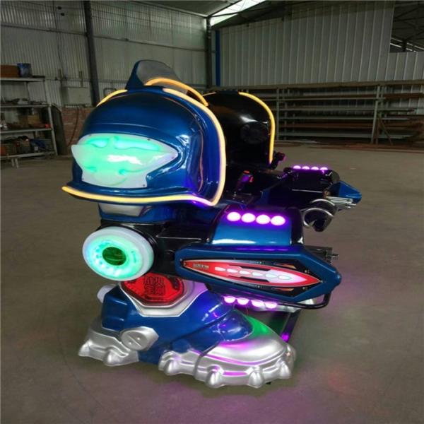 Walking Robot Shape Kiddie Bumper Cars Customized Color For Shopping Mall