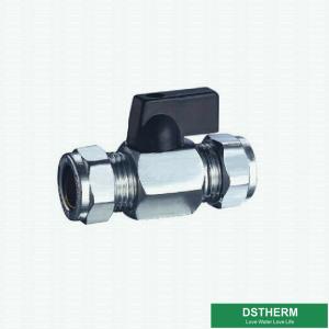 Wholesale Chrome Plated Customized Mini Forged Brass Ball Valve Double Threaded Connection Brass Ball Valve from china suppliers