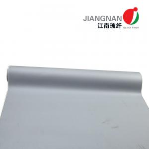 China Grey Silicone Fiberglass Cloth Silicone Coated Fiberglass Cloth With Better Abrasion Resistance on sale