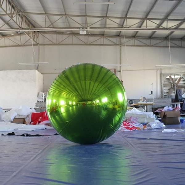Double Layer PVC Large Mirror Ball Outdoor Decorative Inflatable