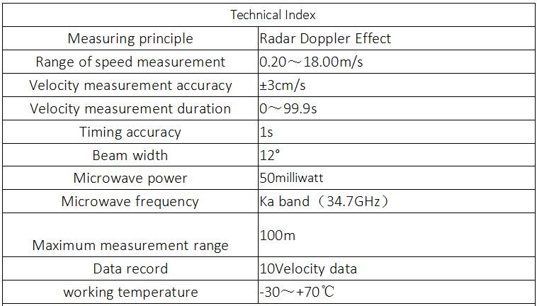 12° Beam Width Handheld Radio Flow Meter StreamPro ADCP with Microwave Power 50milliwatt