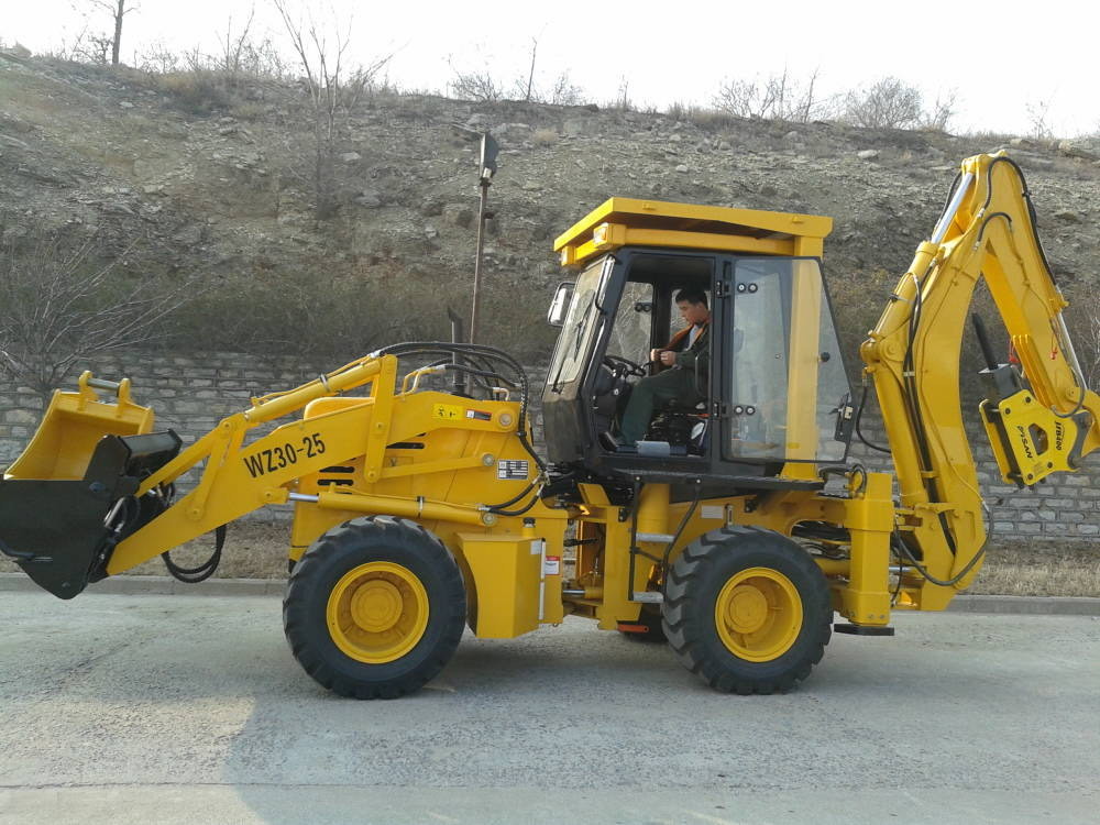 Wholesale 75KW Backhoe Wheel Loader Rationally Distributed Tractor Loader Backhoe from china suppliers
