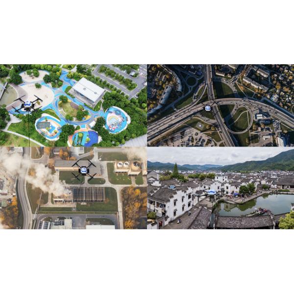 Pipeline Highway Patrol Drones Security Tethered Automatic Dock Nest Remote 24 Hour Hovering