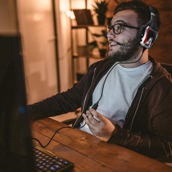 Ps4 Xbox 50mm Onikuma K12 Gaming Headset With LED Light